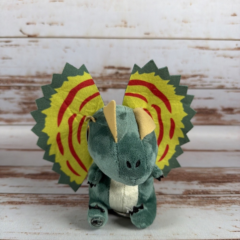 Jurassic Park 2022 Dilophosaurus 7 Inch Plush Stuffed Toy